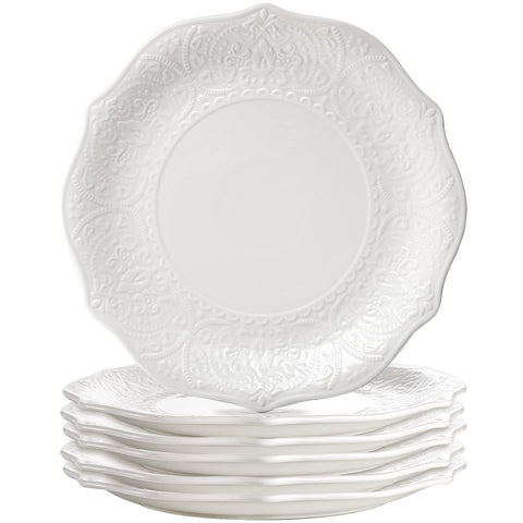 SOUJOY porcelain dinner plate front view ideal for everyday meals