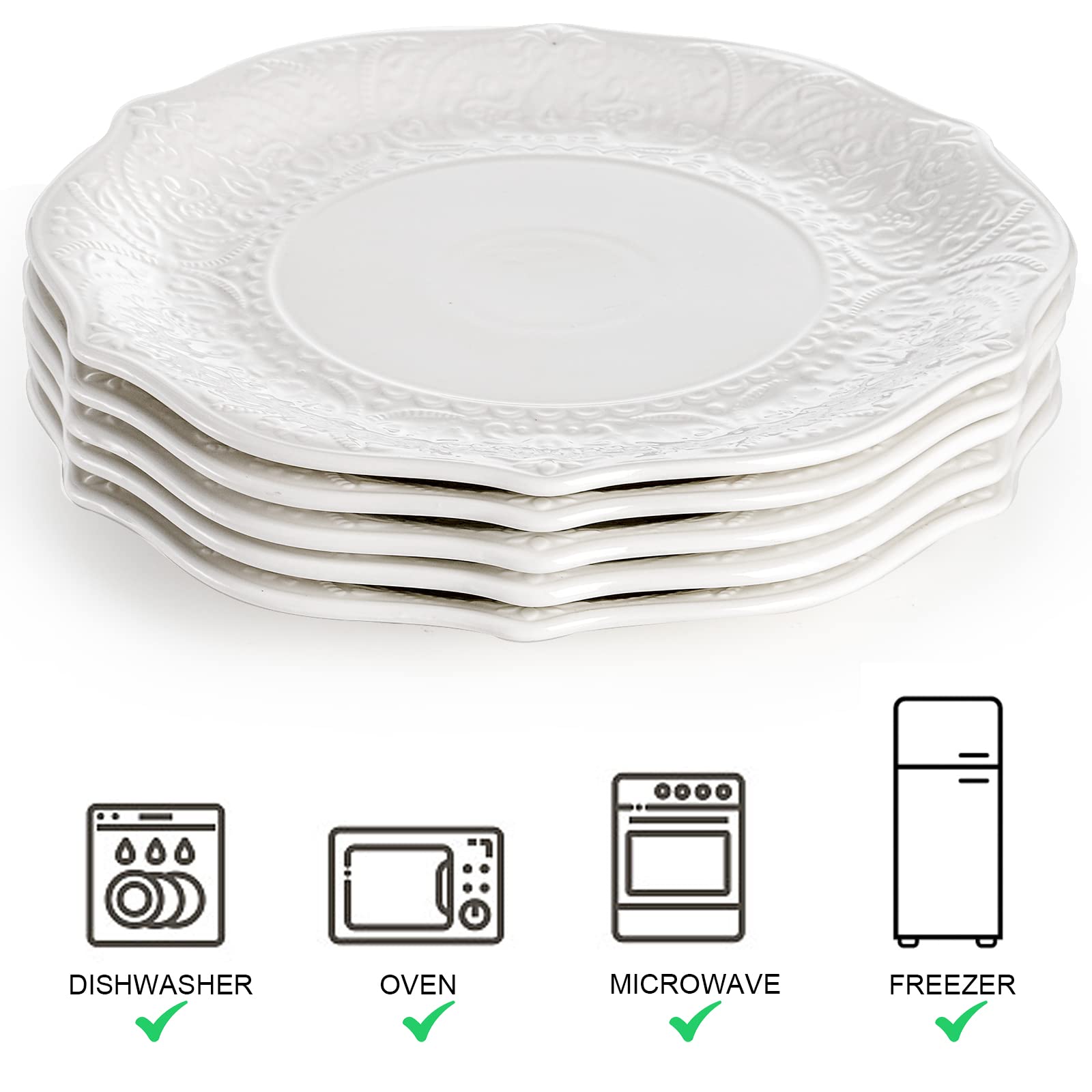 SOUJOY plate texture detail showing refined embossed surface