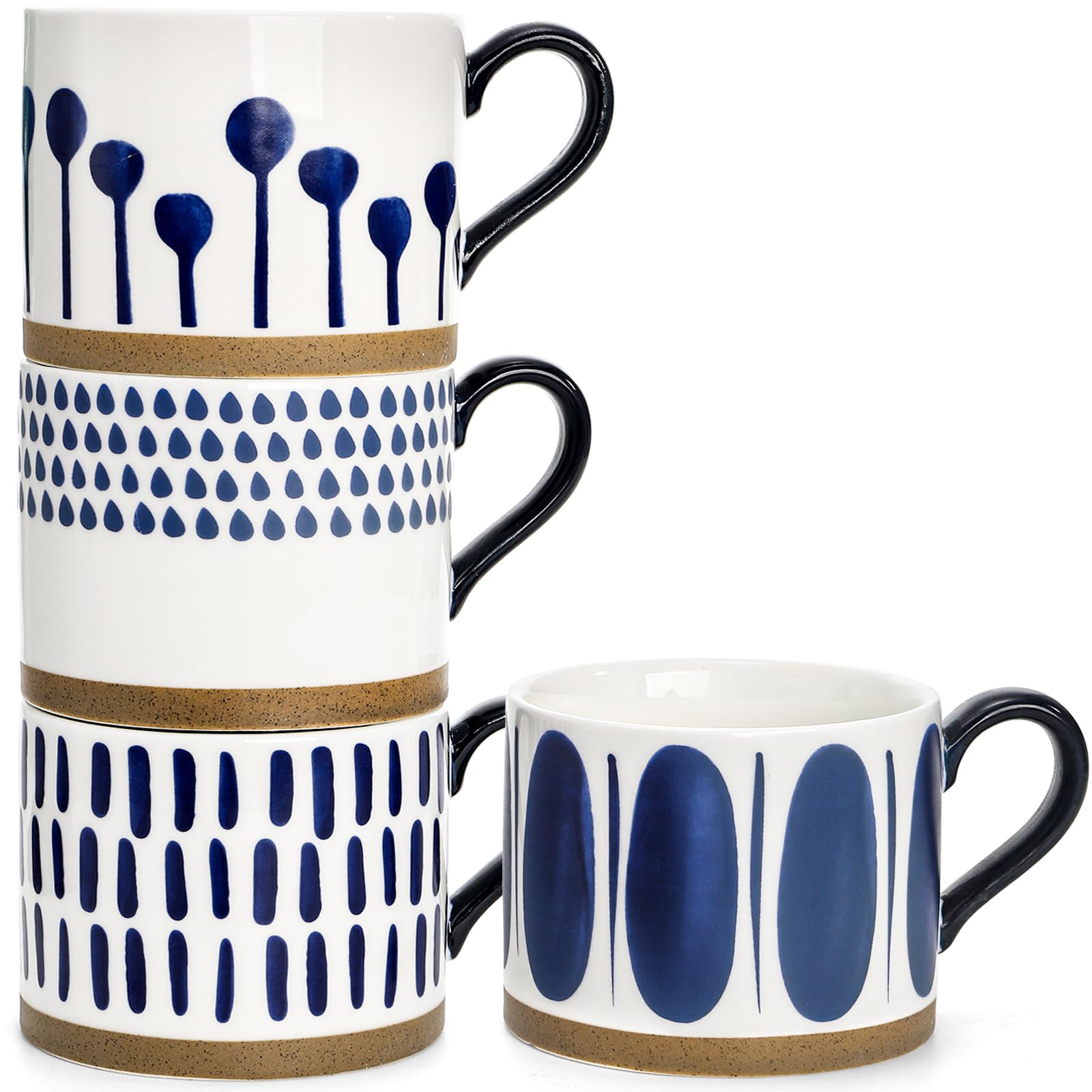 SOUJOY porcelain non-porous mug resists stains and retains heat well.