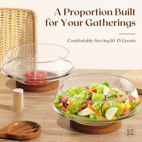 SoulThink acacia base and utensils show warm grain and refined grip