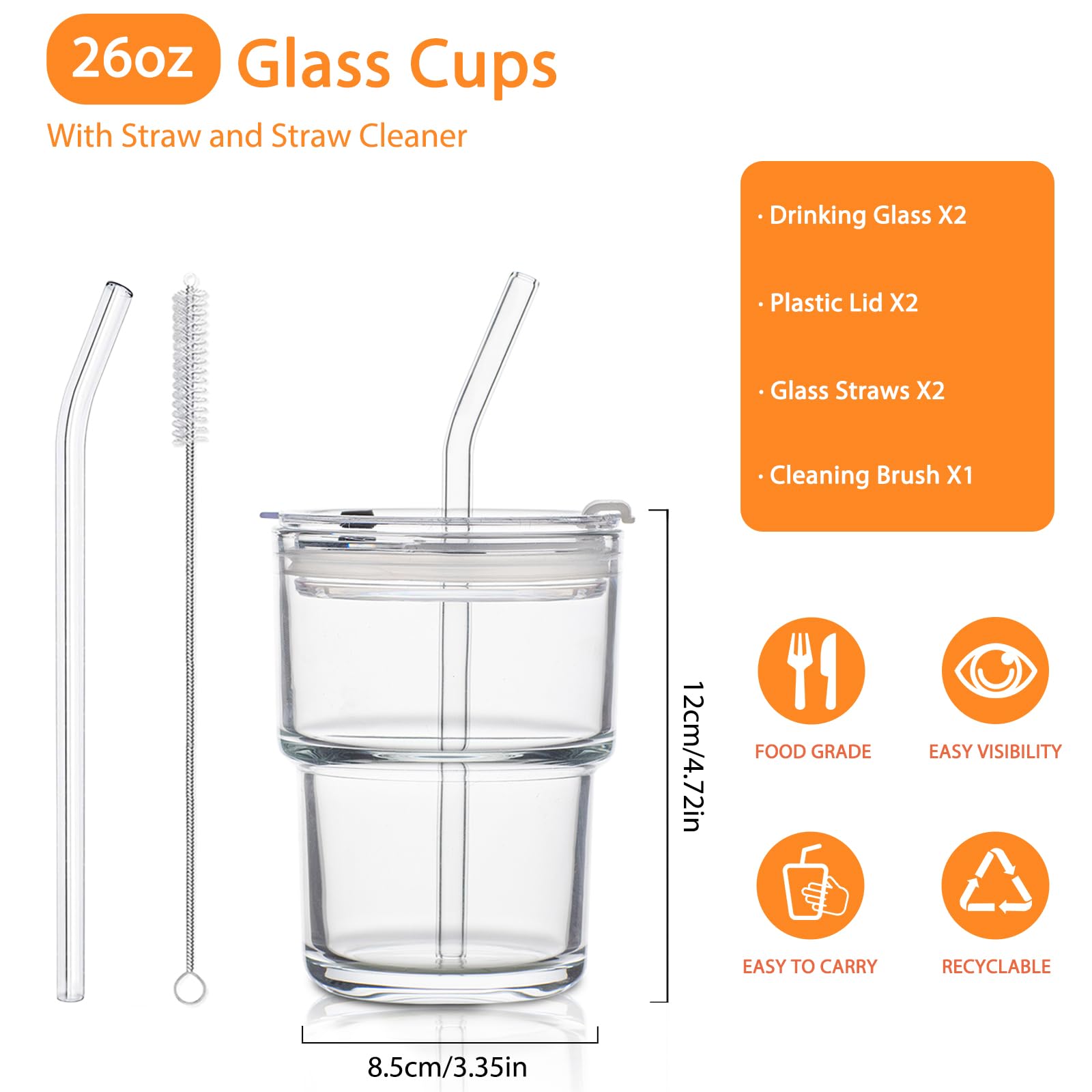 SoulTimes thick-walled glass close-up emphasizing sturdy grip
