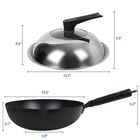 Souped Up Recipes induction-compatible wok usable on all heat sources