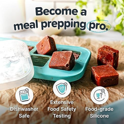 Souper Cubes Aqua 2 Tbsp lemon juice tray freezes citrus for easy seasoning