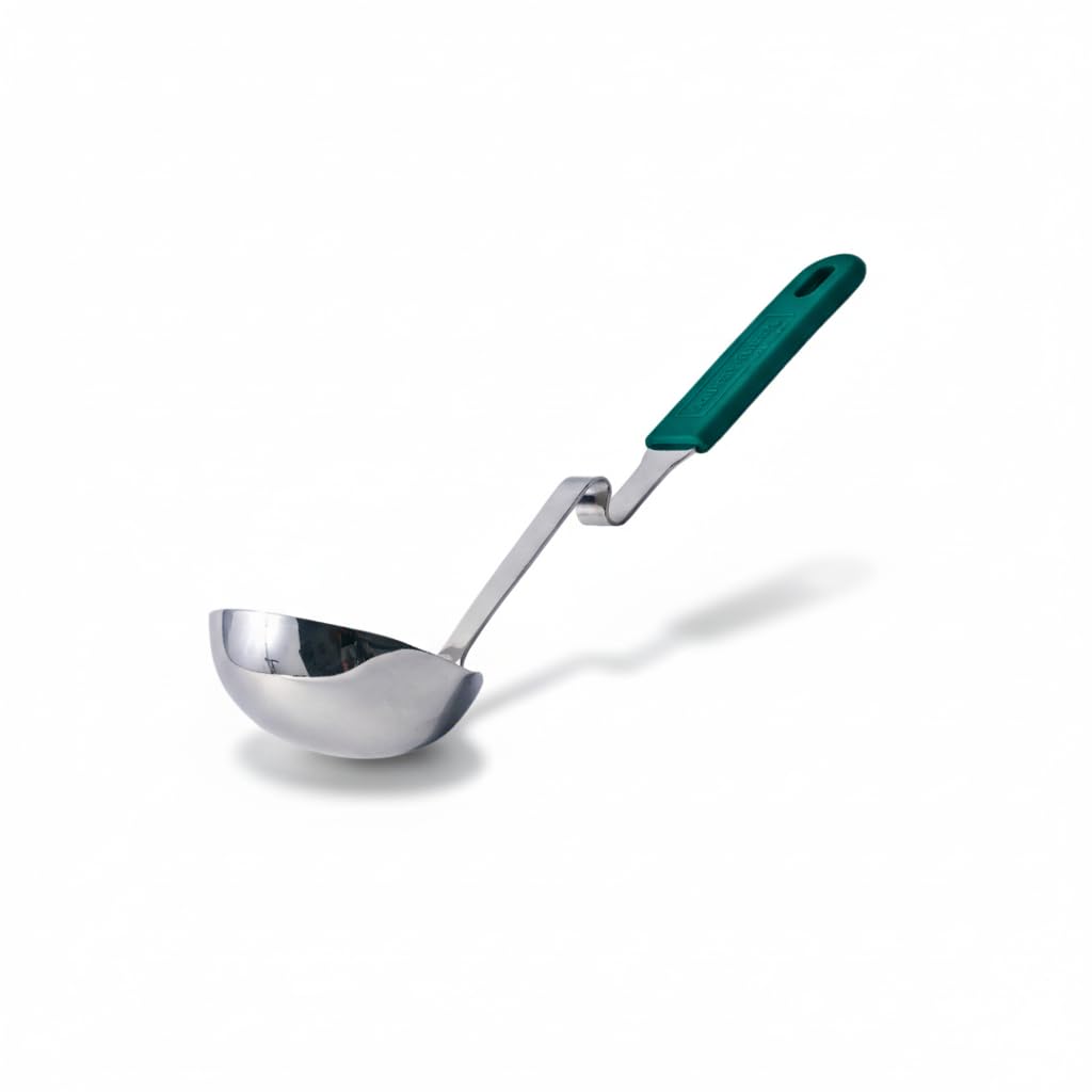 Souper Cubes no-mess-soup-ladle-hook with silicone handle for easy hanging and mess-free cooking