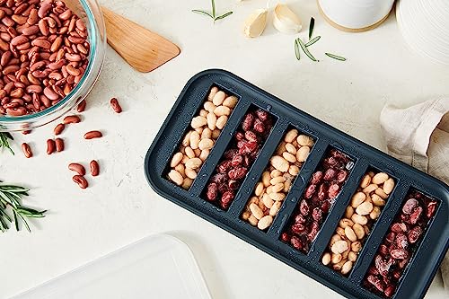 Souper Cubes oven-safe freezer trays handle reheating up to 415°F without lids.