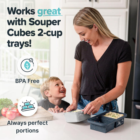 Souper Cubes set of two enables convenient portion-sized meals