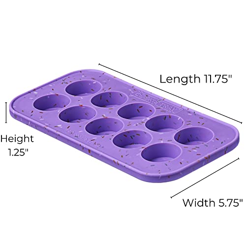 Souper Cubes tray with ten cookies layout ideal for quick bake prep