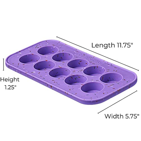 Souper Cubes tray with ten cookies layout ideal for quick bake prep