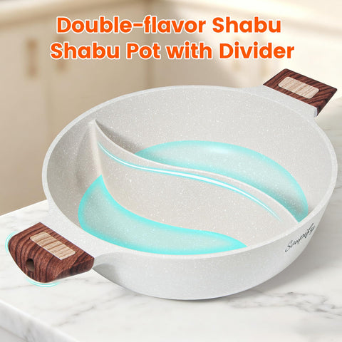 Soupify dual-flavor pot supports customizable flavor pairings for gatherings.