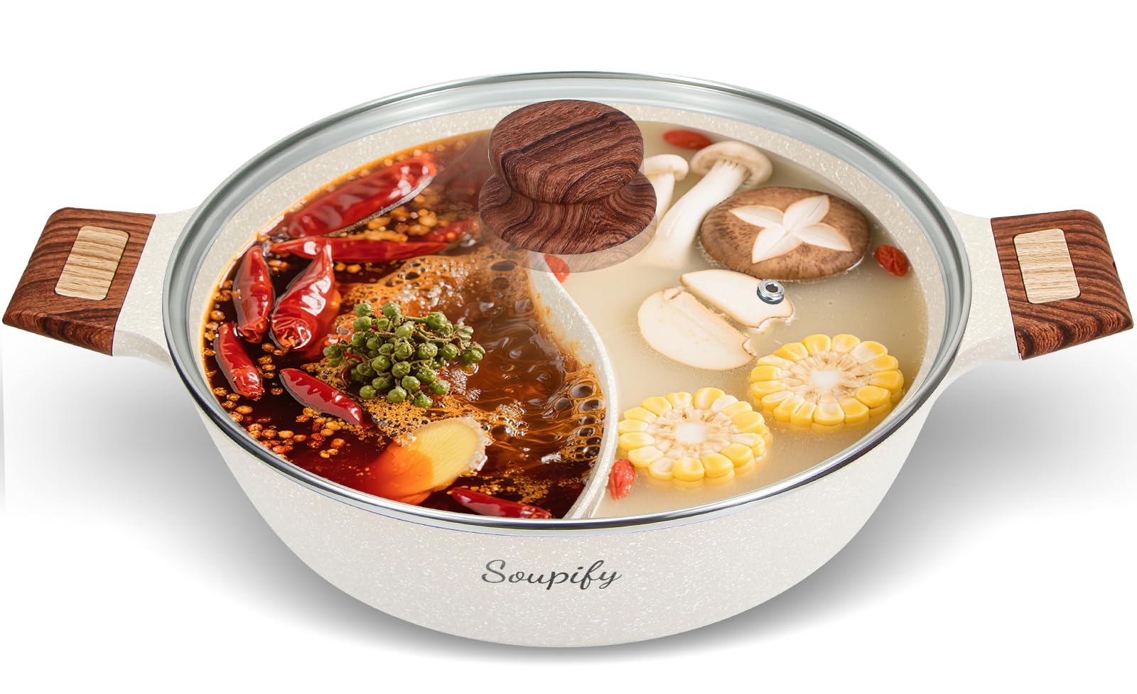 Soupify versatile hot pot ideal for family dinners and friends nights.