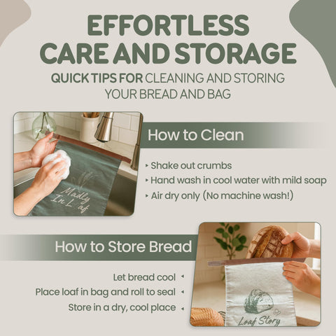 Sourdough Whisper machine washable bread bags for simple cleanup