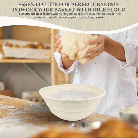 Sourdough Whisper versatile proofing set for artisan doughs and baguettes.