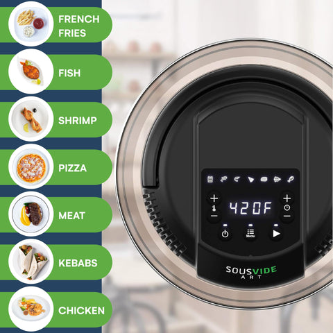 SOUSVIDE ART detachable lid cleanup makes dishwasher-safe maintenance easy.