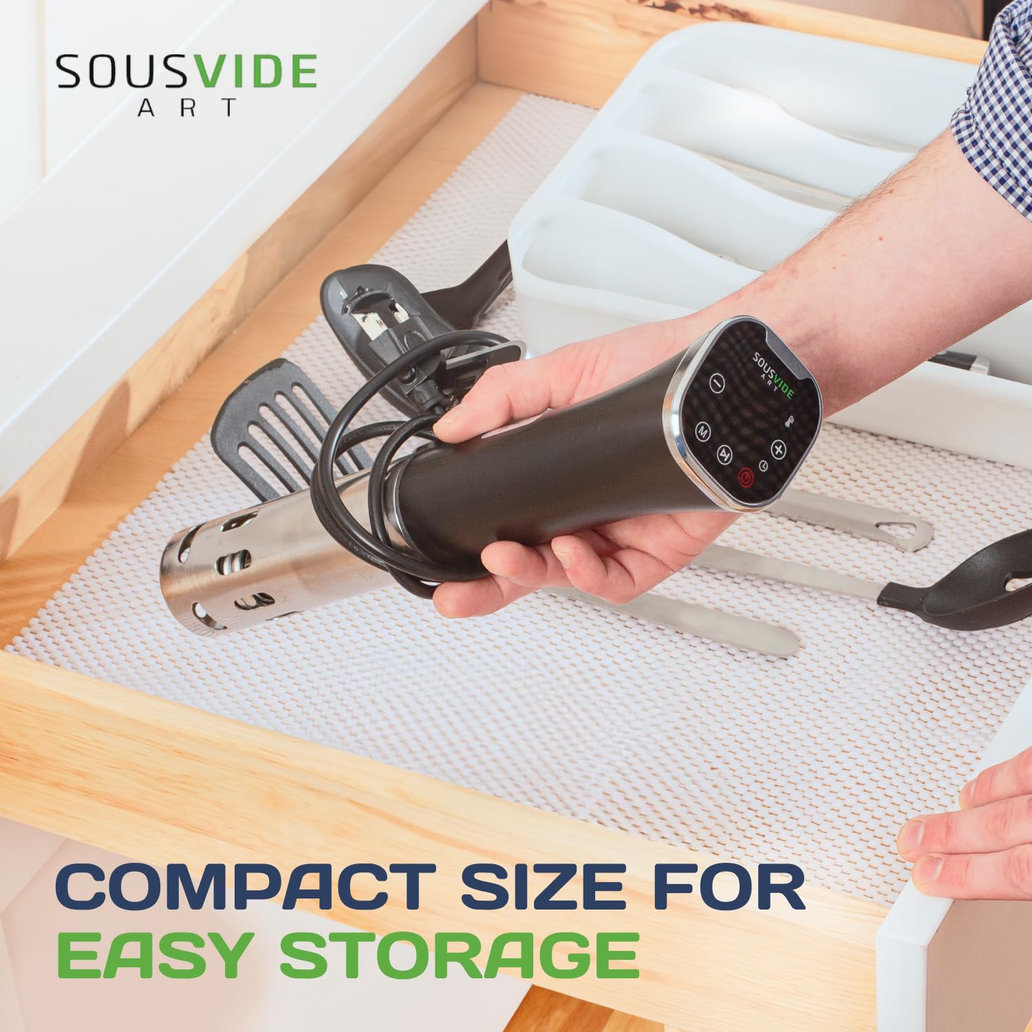 SOUSVIDE ART digital LED control panel for precise time and temperature