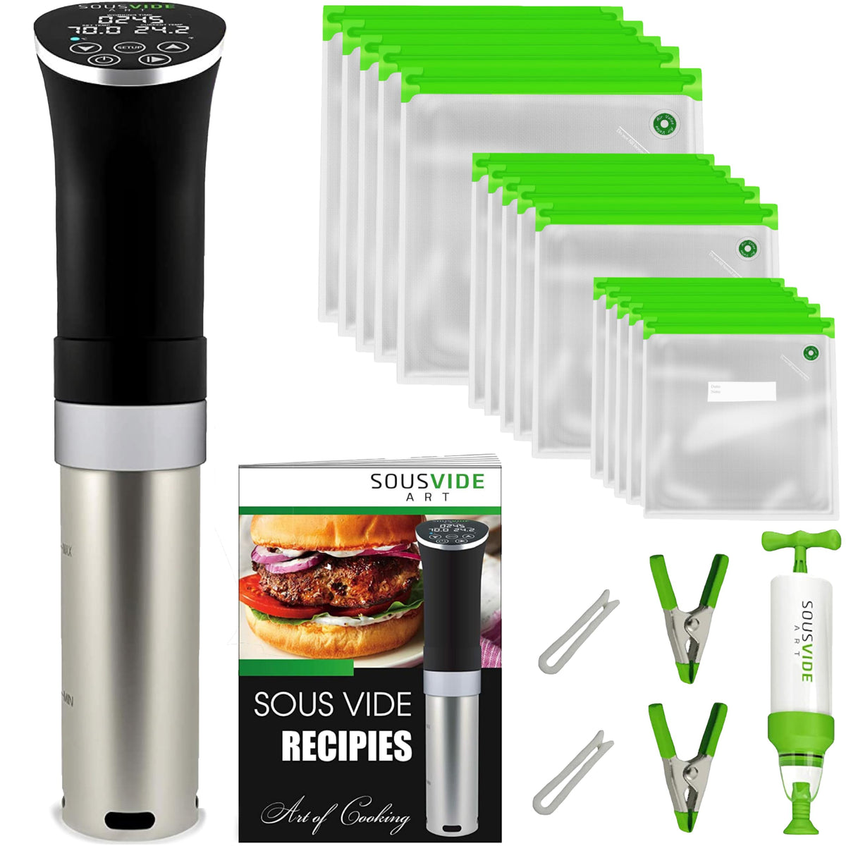 SOUSVIDE ART immersion circulator with digital panel for precise temperature control and reliable results