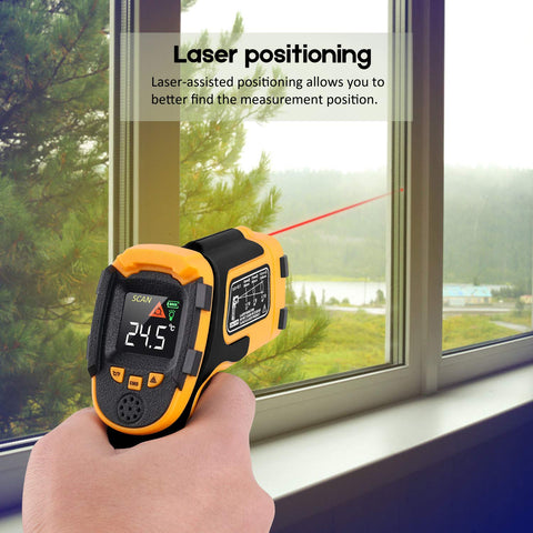 SOVARCATE infrared thermometer stainless steel probe for precise checks