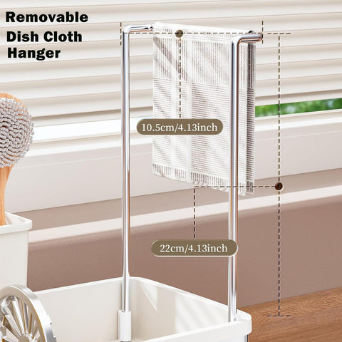 SOVGIZF multi-functional cleaning accessory organizes sponges and brushes