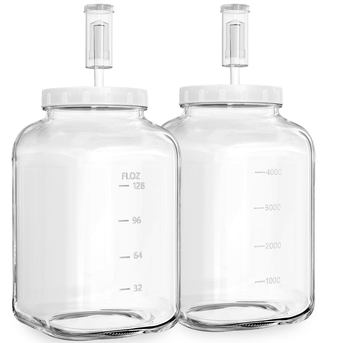Sovietiep 1.5-gallon fermentation jar with wide mouth for easy loading and cleaning.