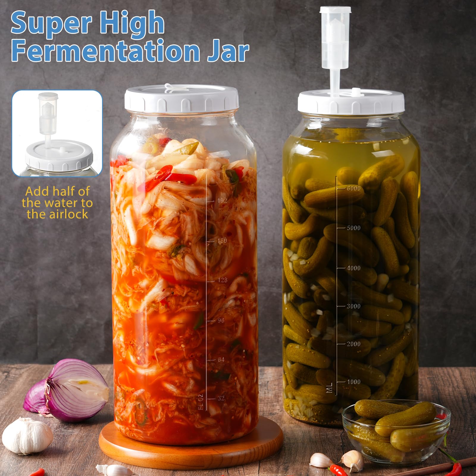 Sovietiep BPA-free clear glass jar for safe long-term storage