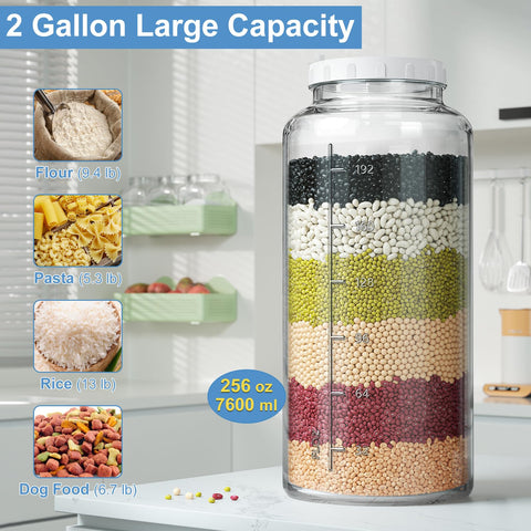 Sovietiep fermentation jar showing scale marks to track batch size precisely
