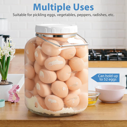 Sovietiep large capacity jar ideal for pickling and bulk storage.