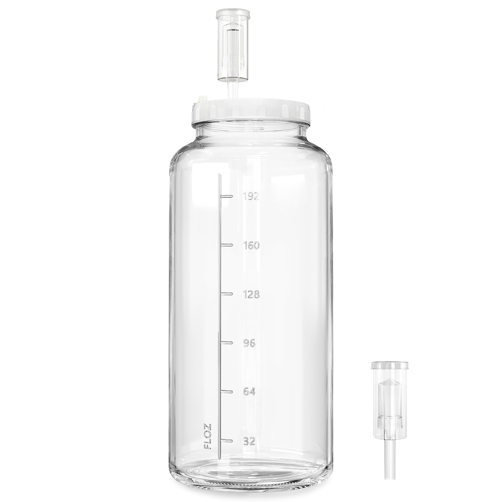 Sovietiep large fermentation jar with wide mouth for easy filling and cleaning