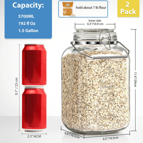 Sovietiep wide mouth jar open for easy filling and cleaning