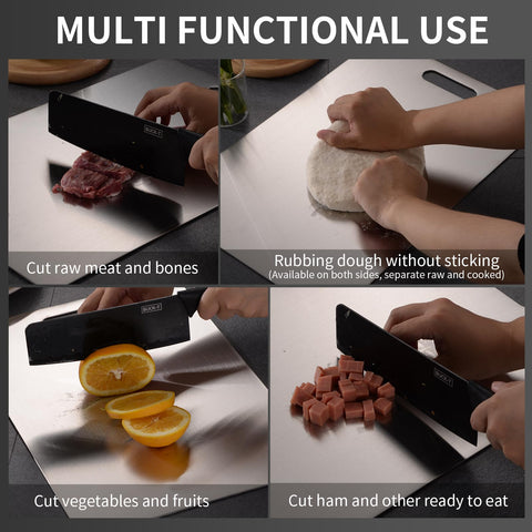 Sowspoy Katuchef titanium board medium size (M) for versatile prep.