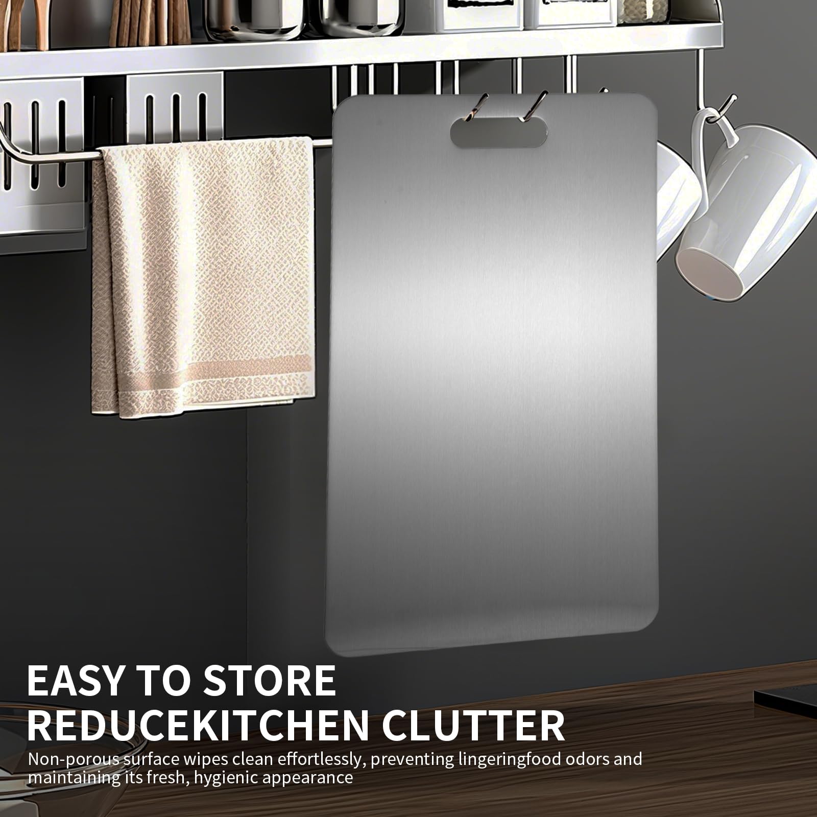 Sowspoy Katuchef titanium board small size (S) for quick tasks.