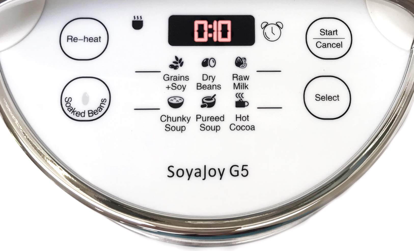 SoyaJoy G5 control panel with LED display for precise timing.