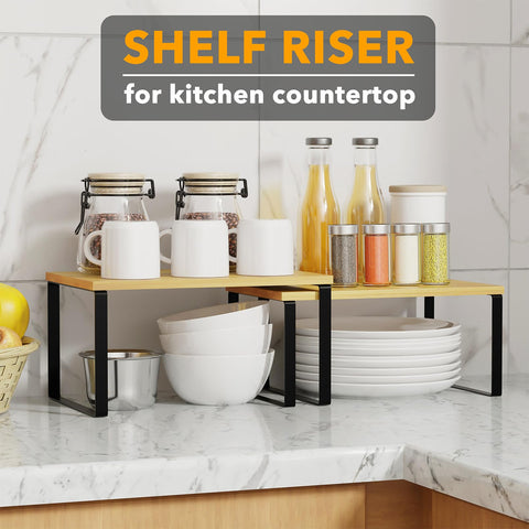 SpaceAid adjustable design fits corners and different cabinet layouts