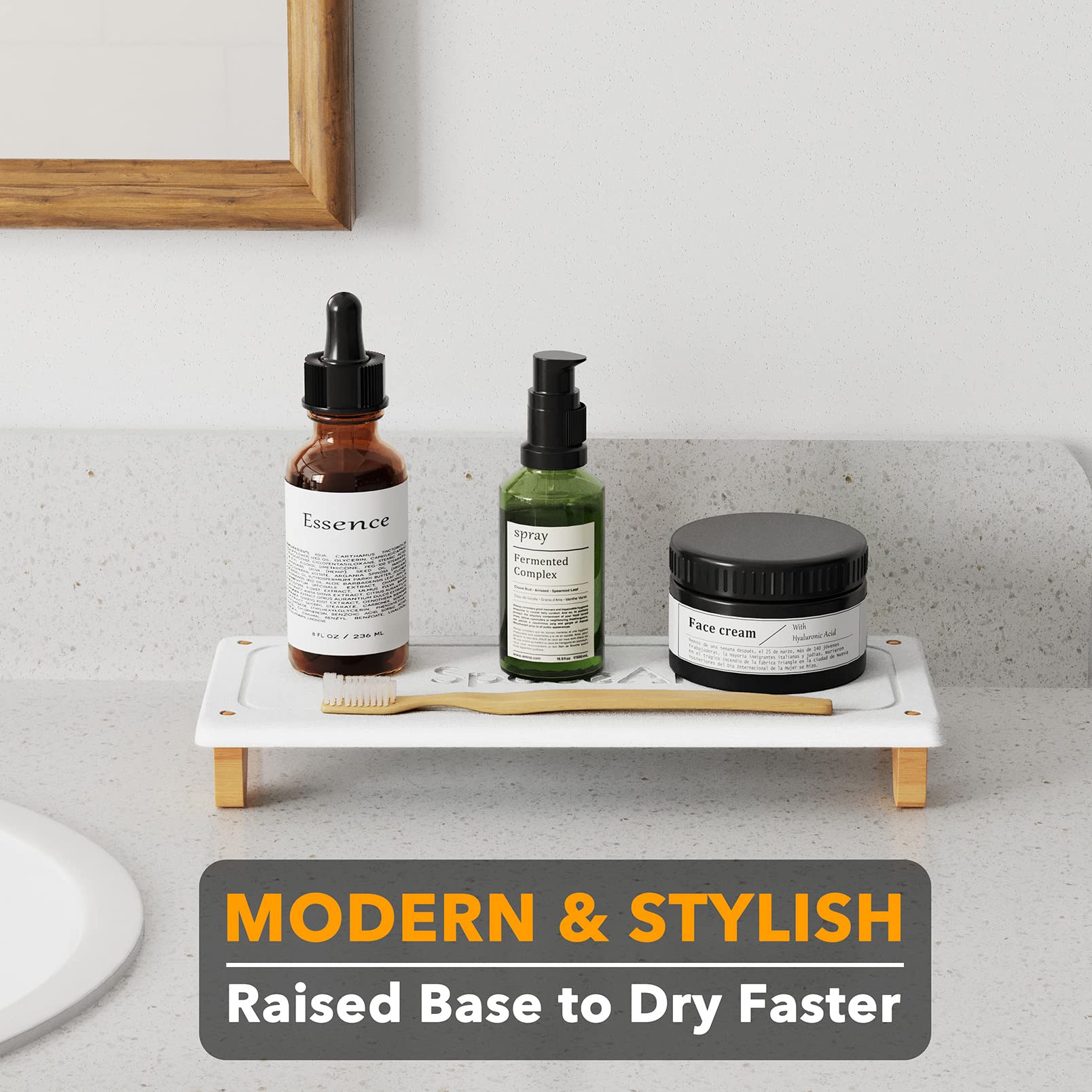 SpaceAid DryingNeat bamboo drying pad highlights fast drying performance