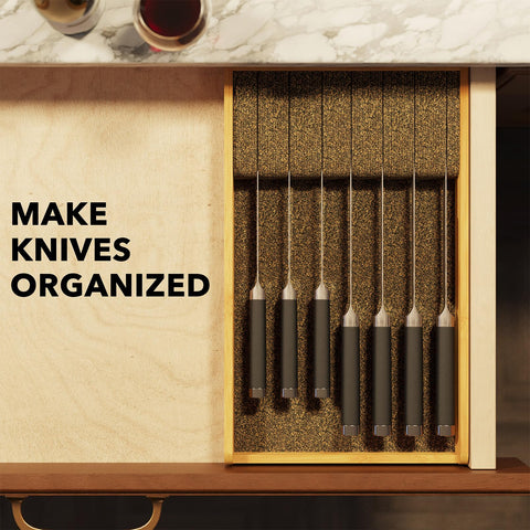 SpaceAid bamboo knife-tray compact-storage view emphasizing space-saving kitchen organization.