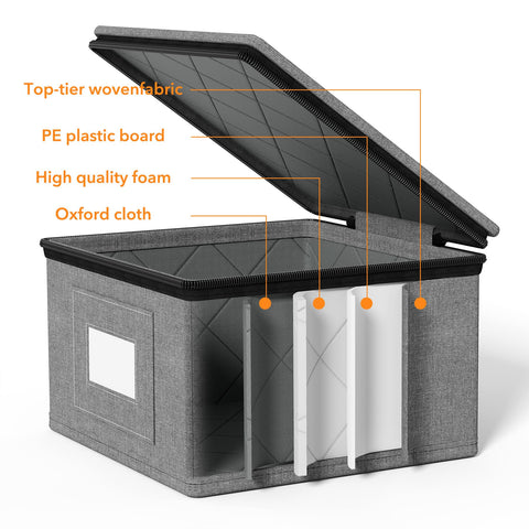 SpaceAid saucer and cup case protects cups and mugs during moving.