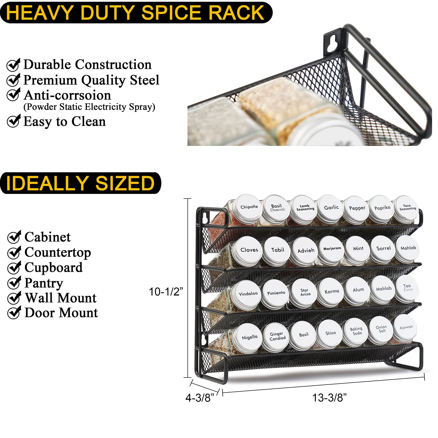 SpaceAid collapsible silicone funnel for mess-free spice transfer.