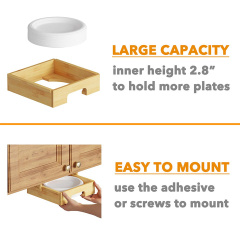Detachable top rack simplifies refilling and cleaning.
