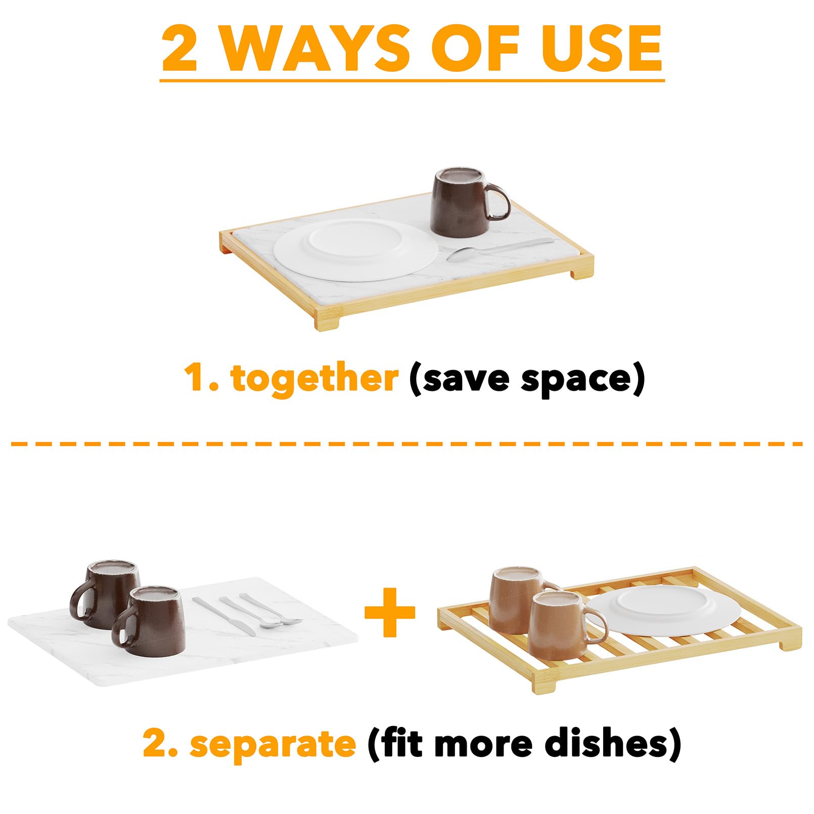 SpaceAid easy-assembly setup completes a kitchen organizer quickly.
