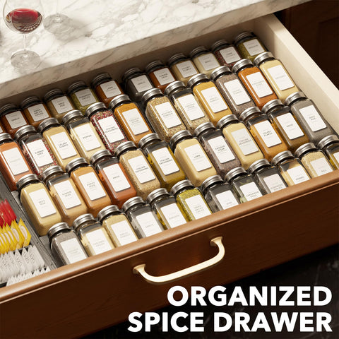 SpaceAid jar-not-included visualization emphasizes customizing your spice setup.