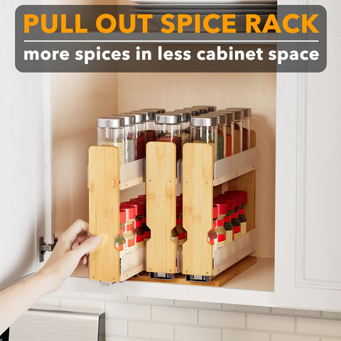 SpaceAid pull-out rack assembly is simple, keeping your pantry tidy and efficient.