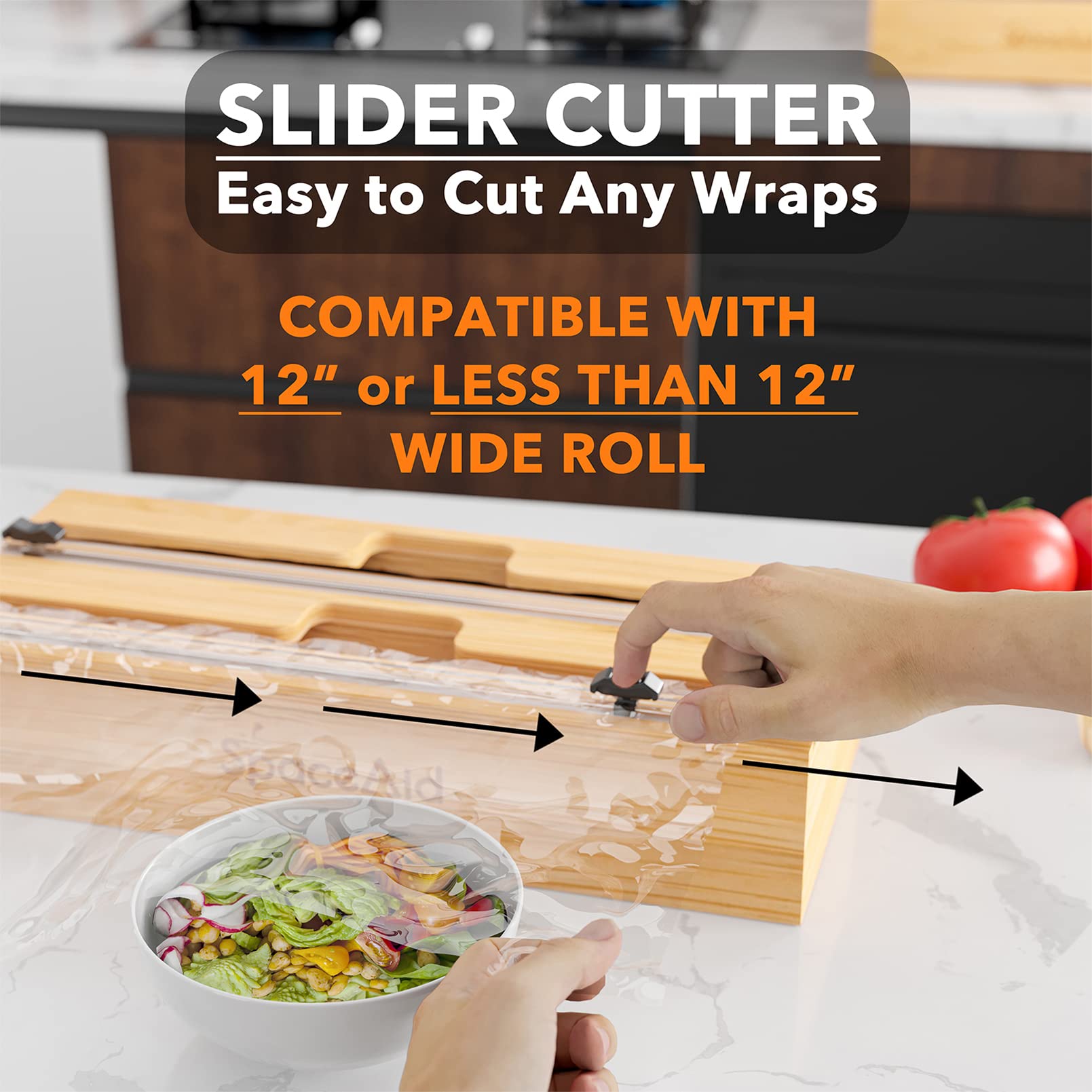 SpaceAid WrapNeat drawer or wall mounting offers flexible storage options.