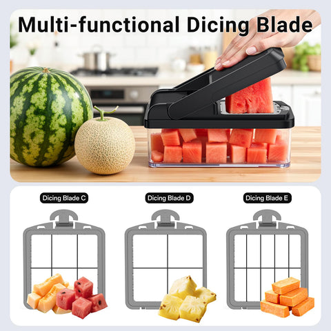 SpaceHacks vegetable chopper hand protector keeps fingers safe during chopping.