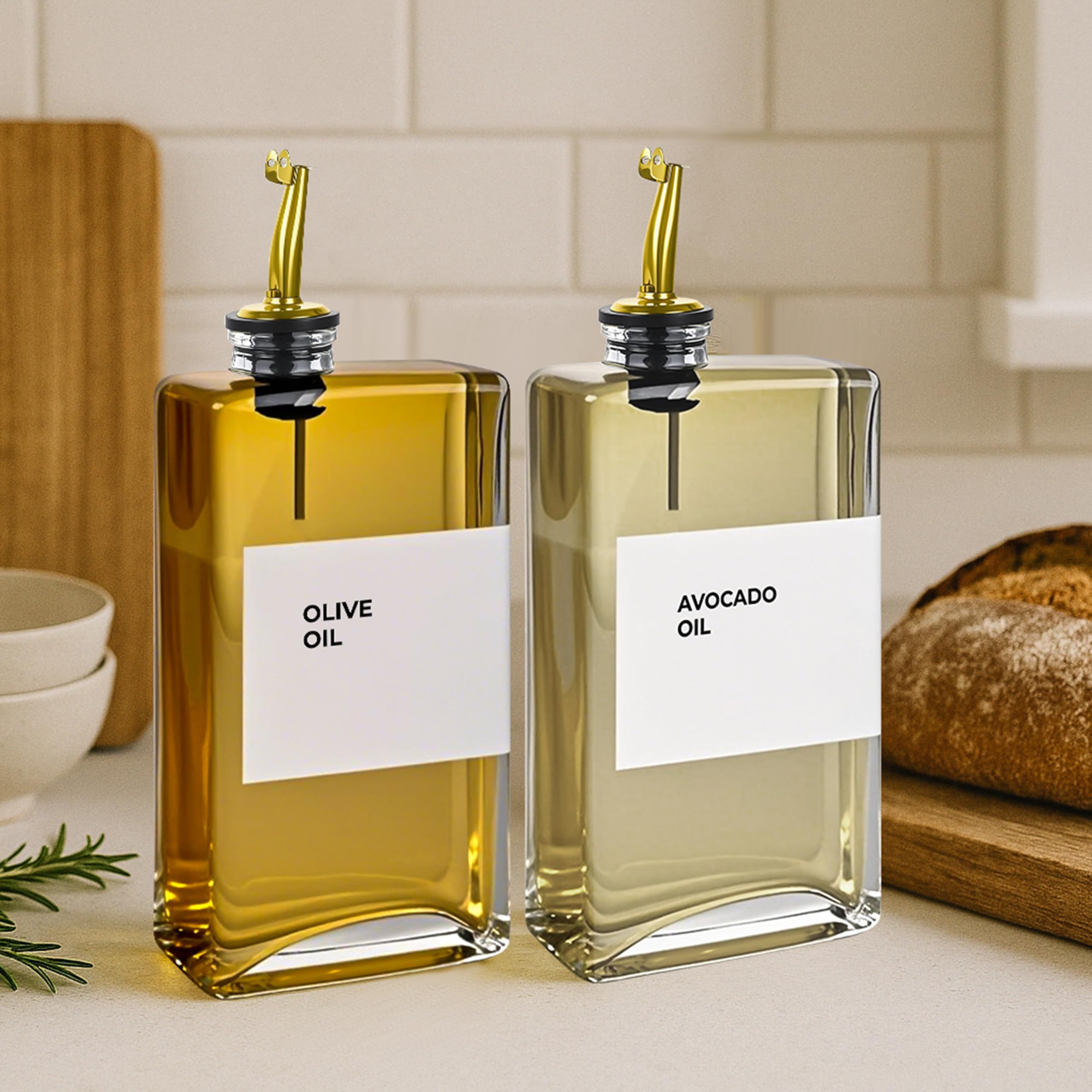 Spaceneat kit with 44 waterproof labels to organize oils and vinegars