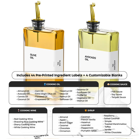 Spaceneat glass cruet featuring a rectangular design for a refined kitchen look