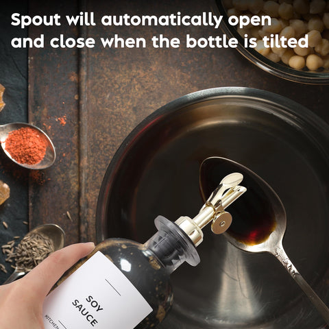 Spaceneat two-bottle set keeps oils neatly arranged on counter.