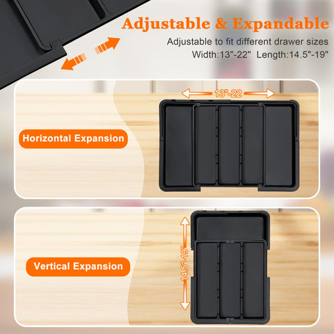 Spaclear non-slip feet keep the tray steady during use.