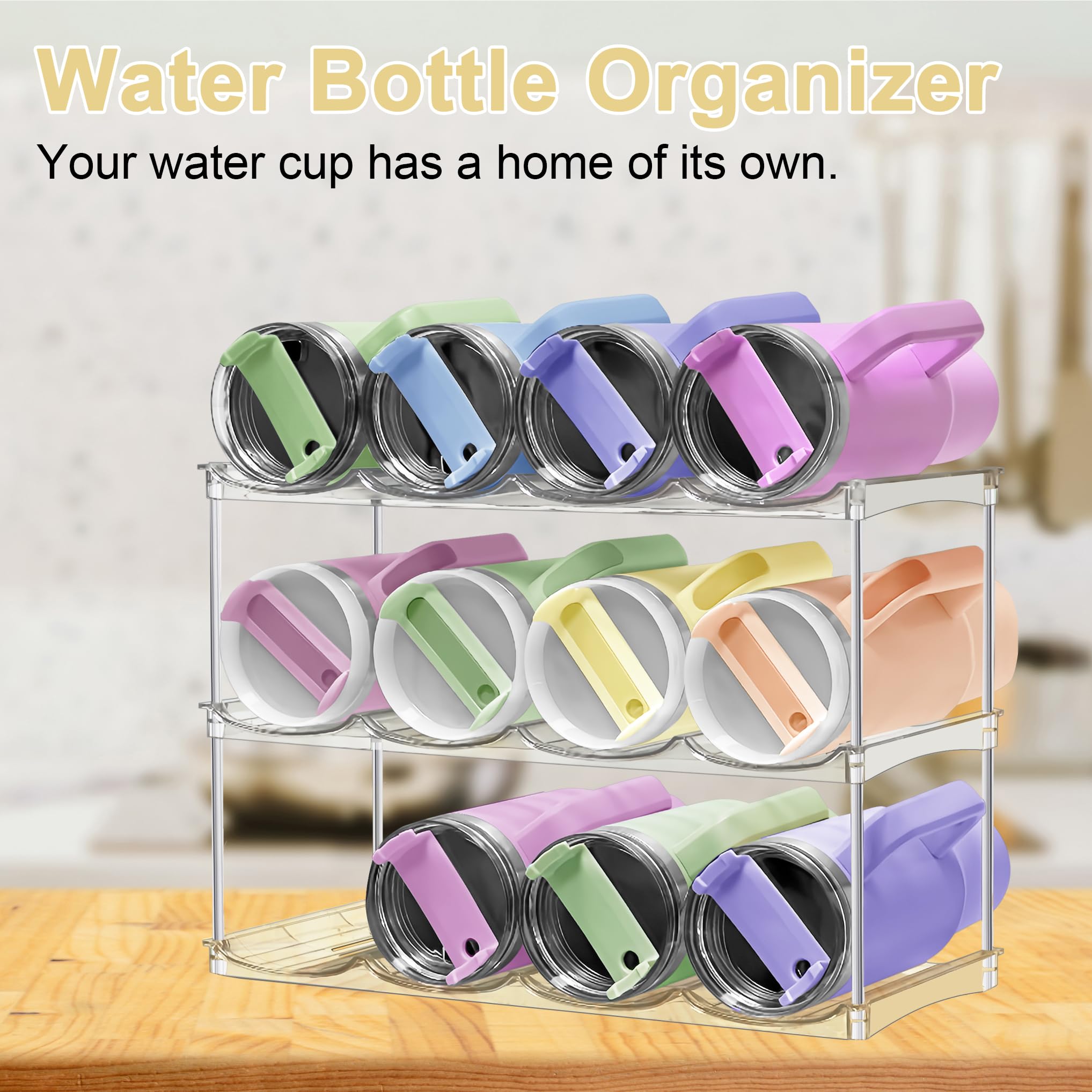 Spaclear easy assembly tiers storage in minutes, no tools required.