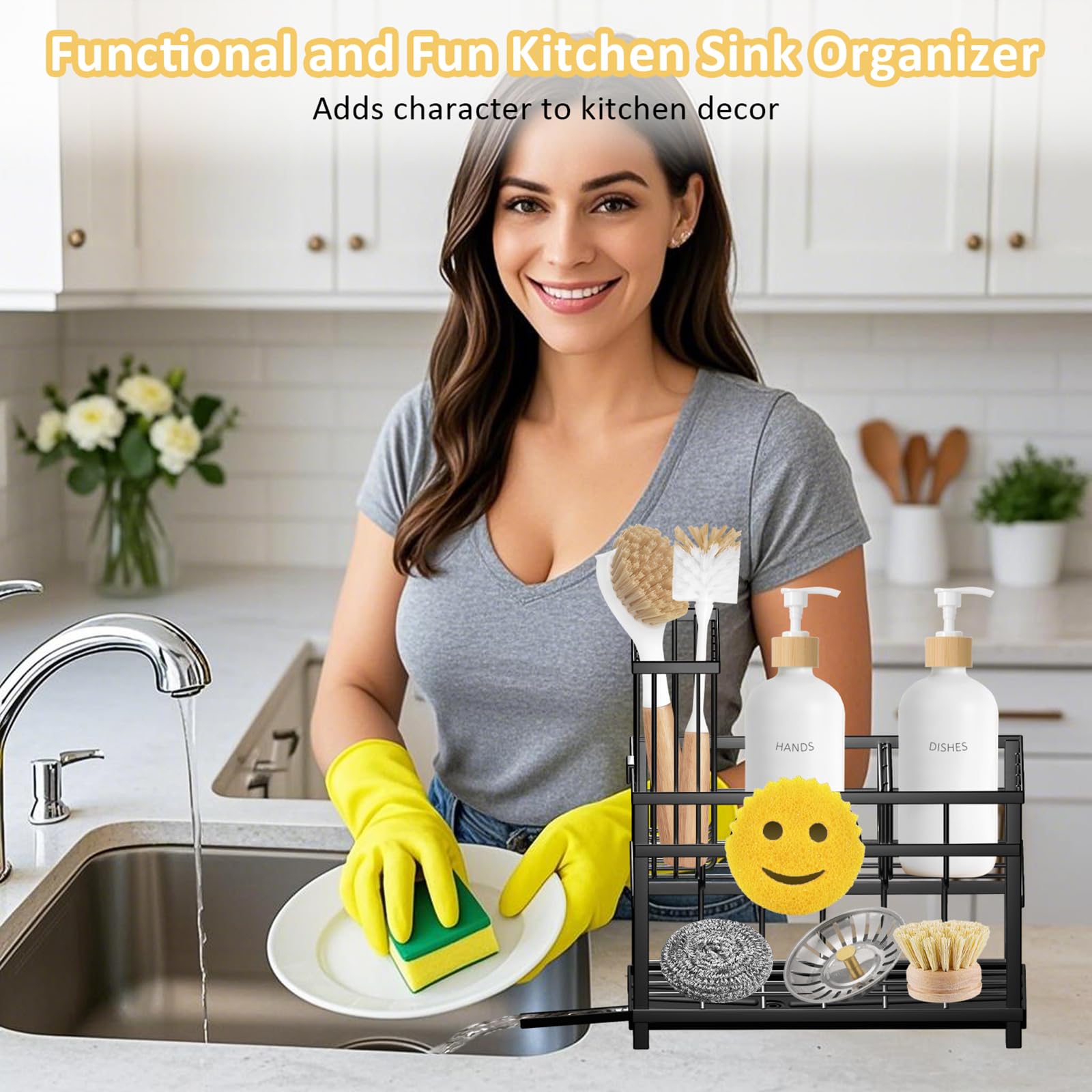 Spaclear no-installation sink caddy for quick setup.