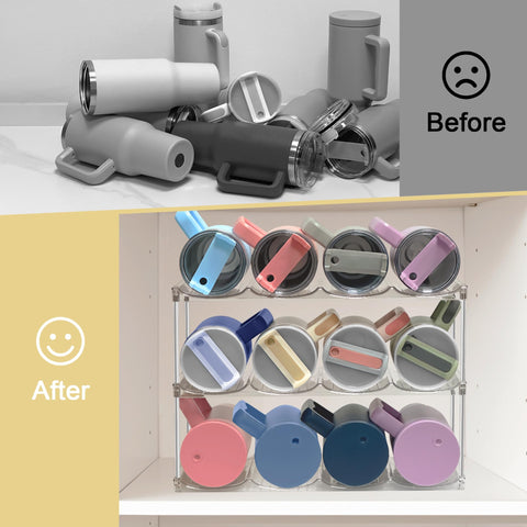 Spaclear wine bottle storage slot helps pantry stay tidy.