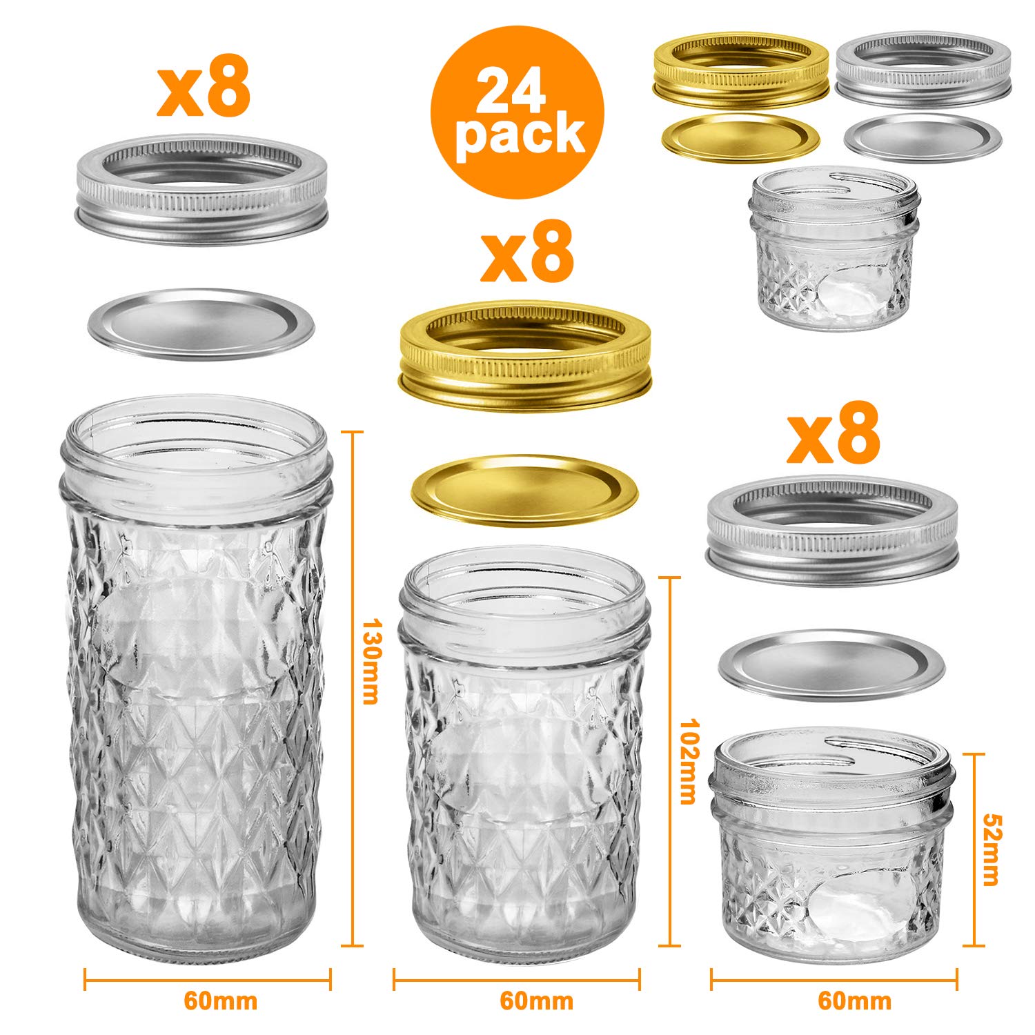 SPANLA 4oz jar with lids showing airtight seal for freshness