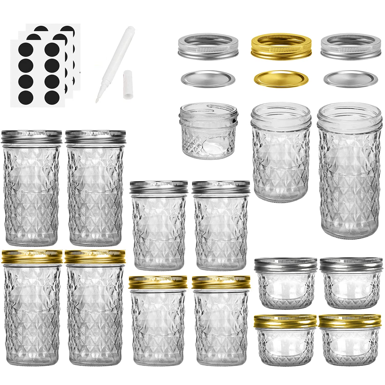 SPANLA mason jars dishwasher-safe for effortless kitchen cleanup